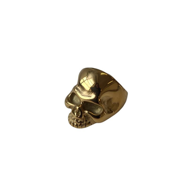 Lost Souls - Skull Ring in Gold Stainless Steel - 18K real gold