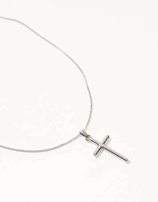 Lost Souls  Cross Necklace in Stainless Steel
