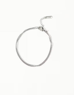 Lost Souls Multi Thin Chains Bracelet in Stainless Steel