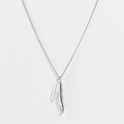 Feather and Pearl Necklace