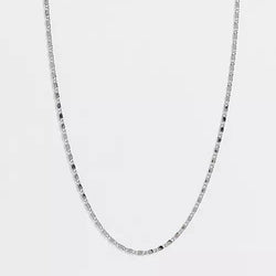 Rhodium Necklace in Silver