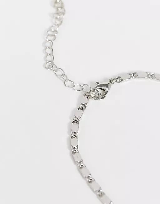 Rhodium Necklace in Silver
