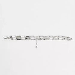 Silver Open Link Choker