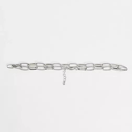 Silver Open Link Choker