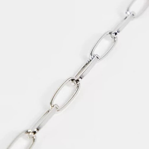 Silver Open Link Choker