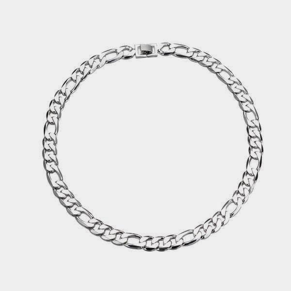 Chunky Figaro Chain In Silver