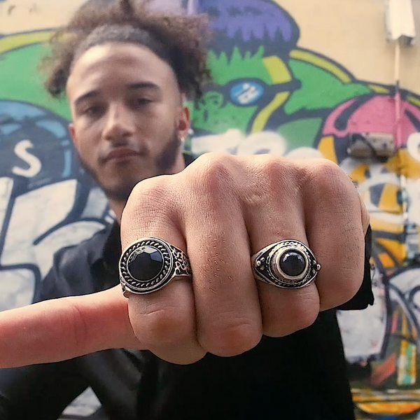 Statement hot sale mens rings