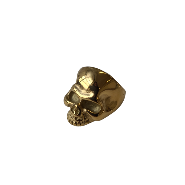 Lost Souls - Skull Ring in Gold Stainless Steel