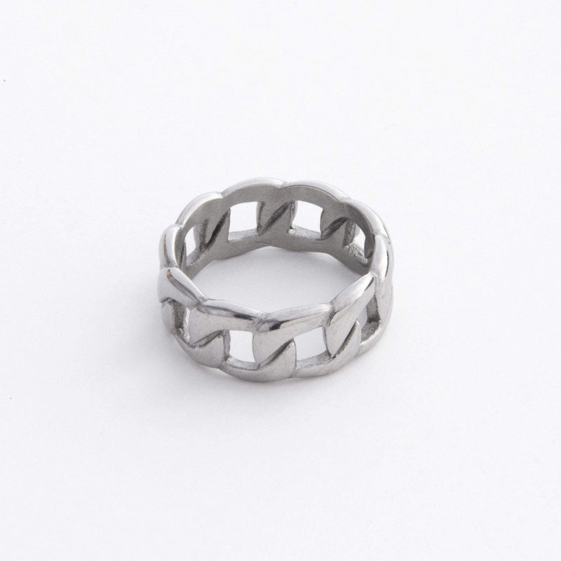 Silver Signet Ring & Band Ring Set in 3-Pack – designblondon
